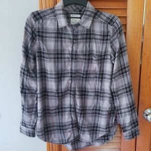 American Eagle Flannel Button Down Shirt